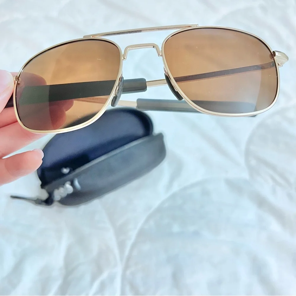 Rectangle Aviator frame sunglasses